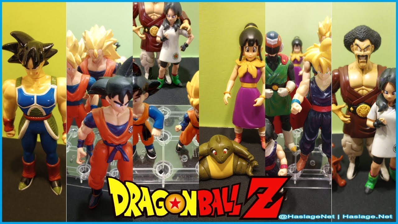 Dragon Ball Z Bandai 1990s Son Family: Goku, Chi-Chi, Gohan, Goten