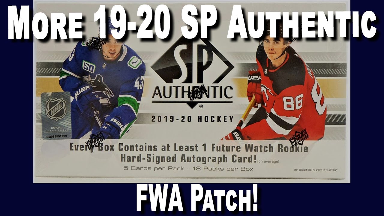 Another Box of 19-20 SP Authentic FWA Patch!