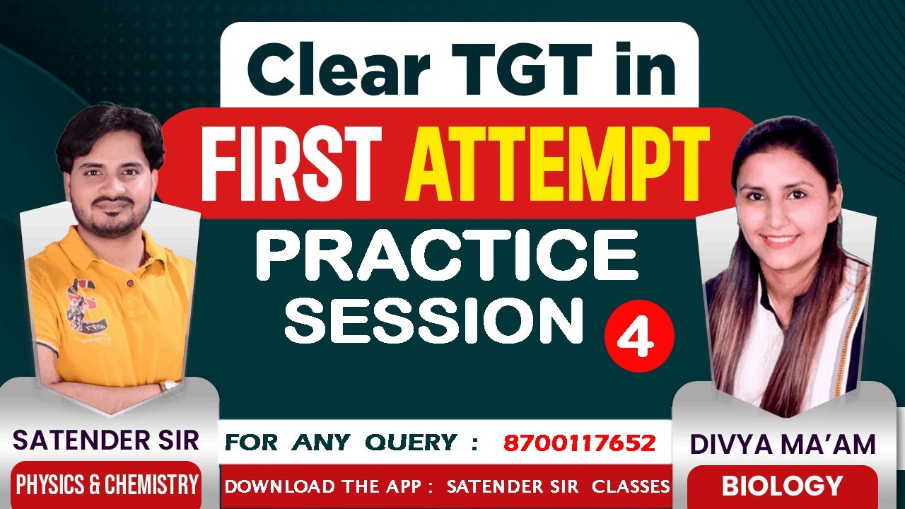 PRACTICE SESSION 4 TGT 2023-EMRS || DSSSB || HTET || UPTGT || By DIVYA ...