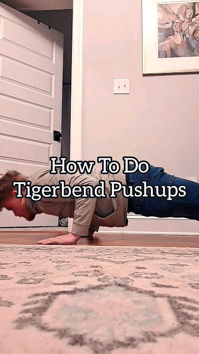 How To Tiger Bend Pushup #pushups #calisthenics #tutorial #howto #video #viral #streetworkout #tiger