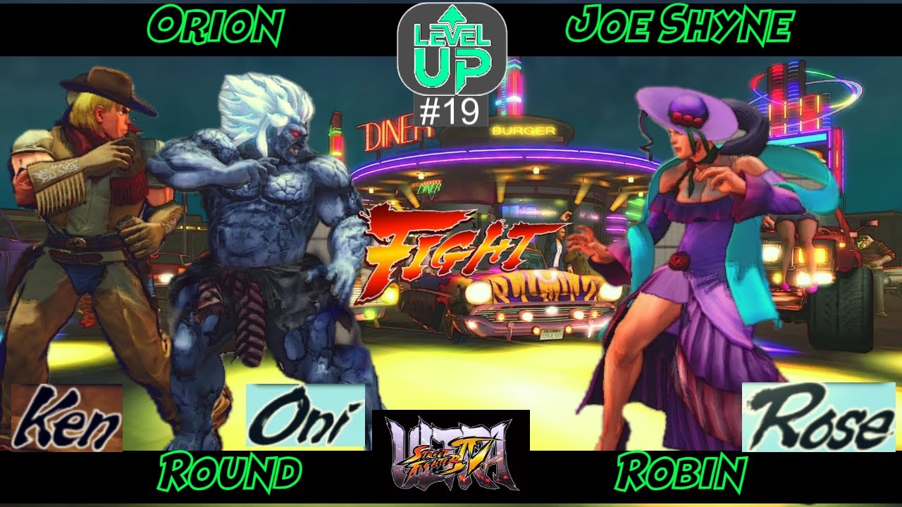 Orion (Ken/Akuma) Vs. Joe Shyne (Rose) - Street Fighter IV - Round Robin - Monthly Level Up 19