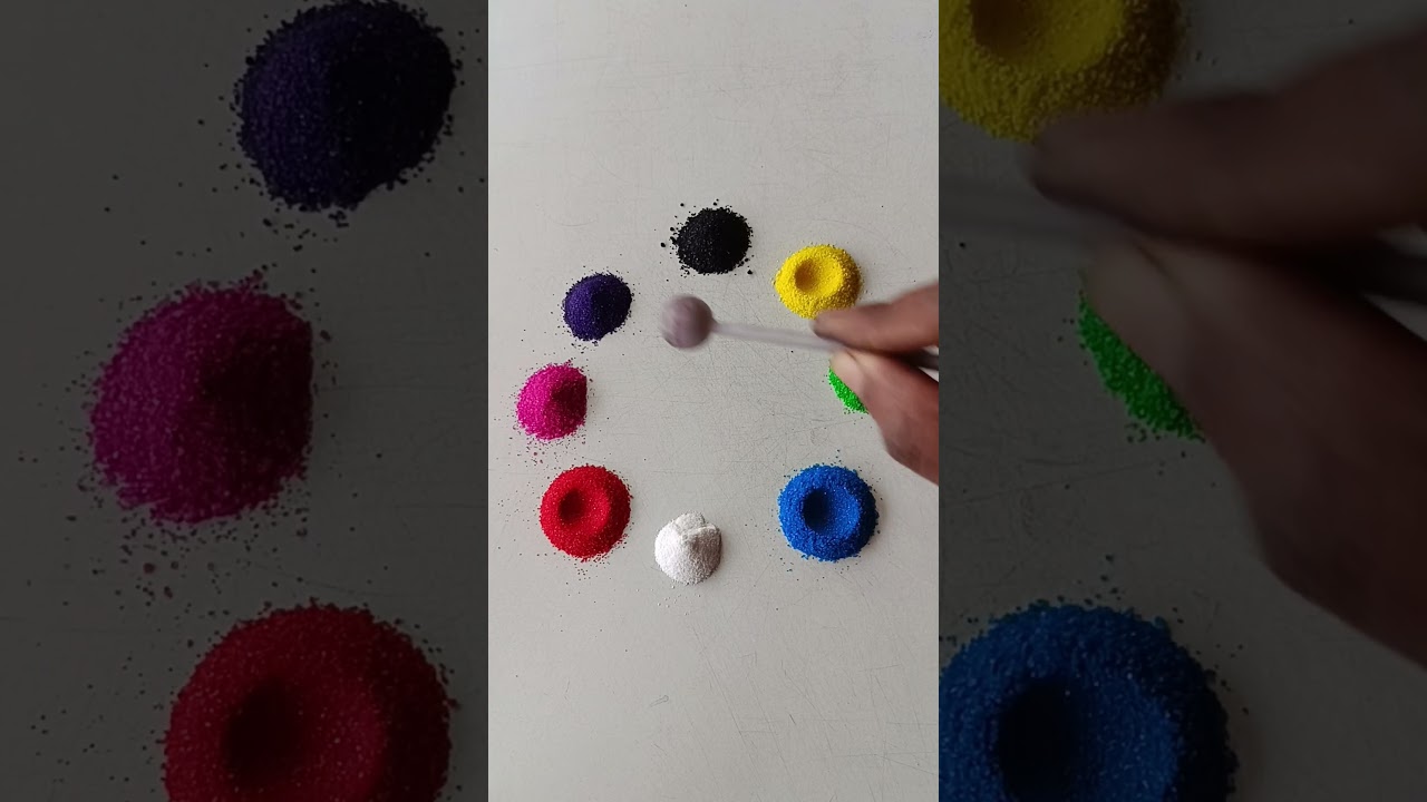 simple Rangoli, satisfying rangoli, Easy rangsatisfying 