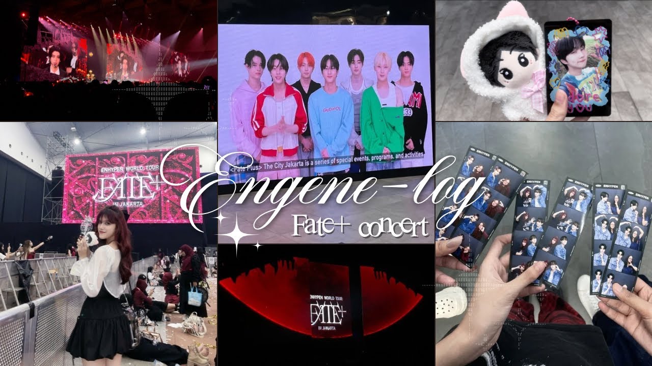 [ENGENE-log] Enhypen FATE+ in JAKARTA | kpop concert vlog, pop-up store, photoism, fancams