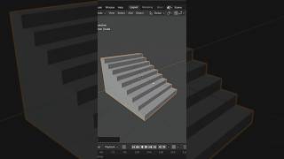 Model a Staircase from ONE Cube in Blender 5.0!