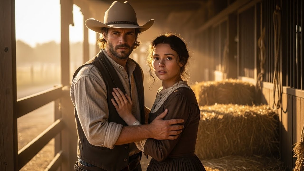 Four Men Cornered Her in the Stable — Then a Ranch Cowboy Walked In and Everything Ended