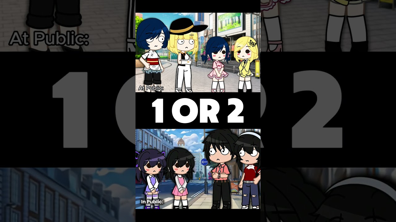 1 OR 2❓️@ItzMalihaExtra MLB Gacha Meme ✨️ #gacha #gachaclub #gachalife #gachameme