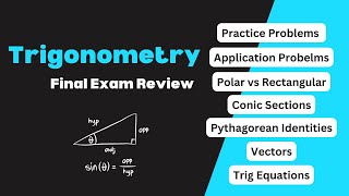Trigonometry Final Exam Review (Practice Problems)