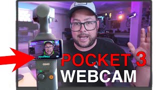 DJI Pocket 3 as a WEBCAM... It actually could be my favorite webcam.