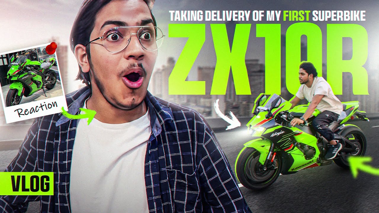 Finally Taking Delivery Of Our ZX10r 😍
