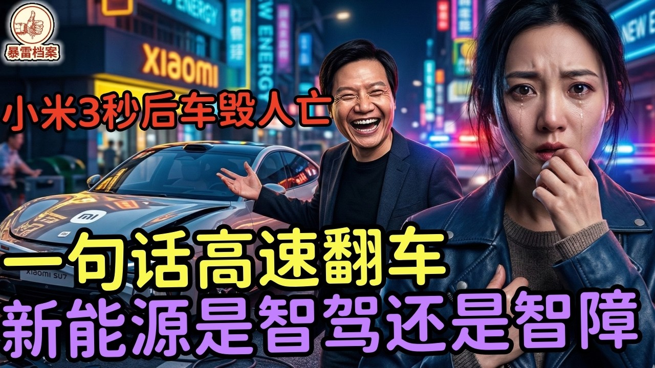 小米SU7智驾惨案曝光：2-3秒预警致3死，夜间高速一句话灭灯？领克Z20语音翻车，消费级芯片上车，是创新还是降本套路？