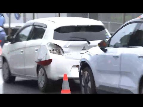 4-Car Pileup During Morning Commute; Rear-End Collision Suspected in Sendai