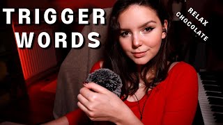 ASMR TRIGGER WORDS AND HAND MOVEMENT 100% TINGLES