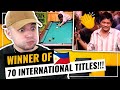 Efren Reyes FILIPINO Professional pool player makes a historical Z-shot & WINS! | HONEST REACTION