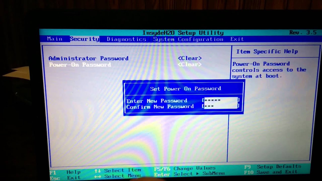 Windows 7 bios lösenord