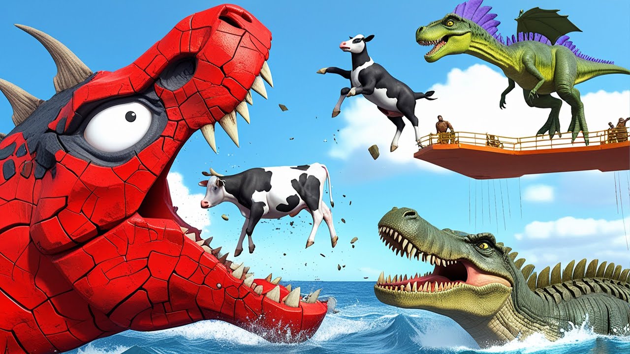 ALL Captain America Superhero Dinosaurs Team in Jurassic World Evolution | Pro 6 Dinosaurs Team