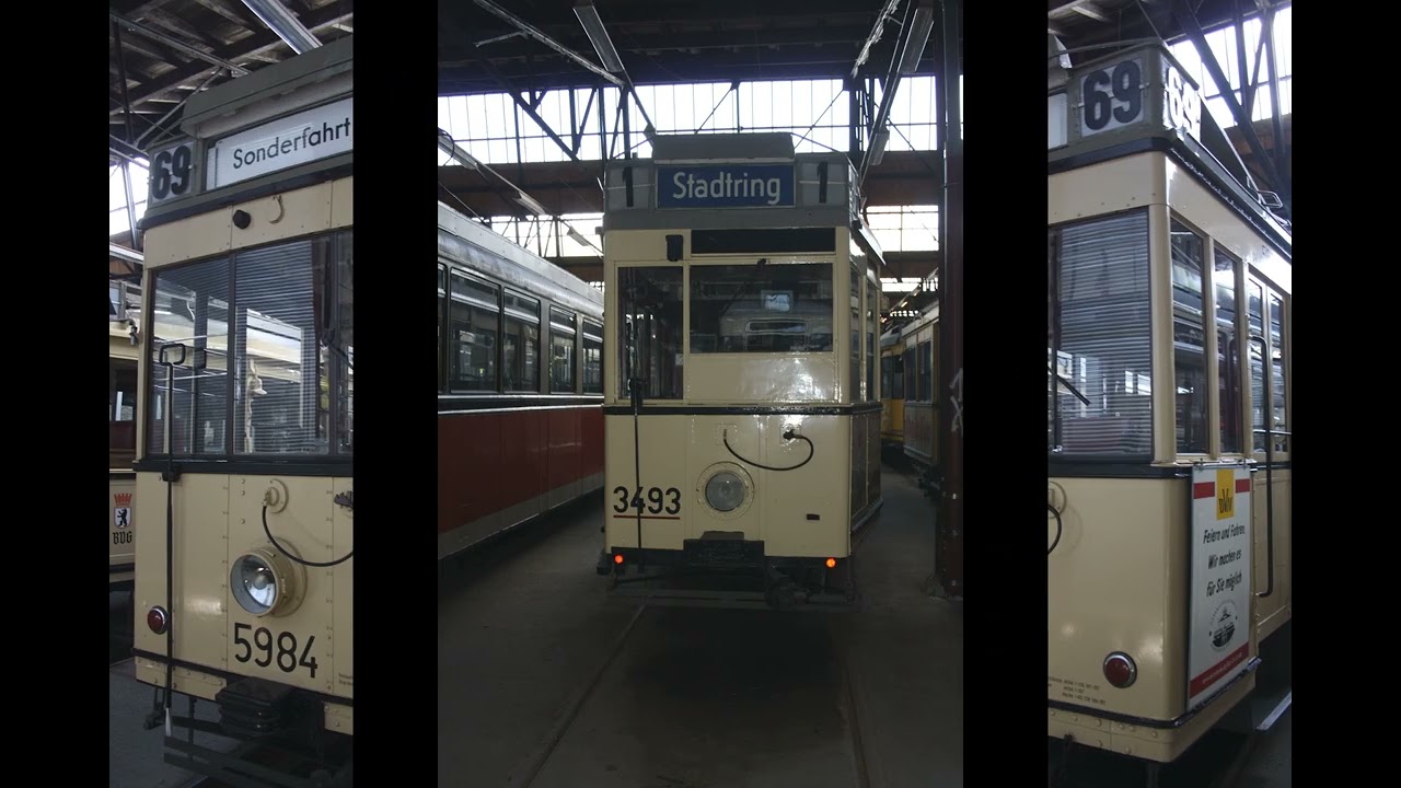 Berlin - Straßenbahn-Bahnhof Niederschönhausen im Juni 2010