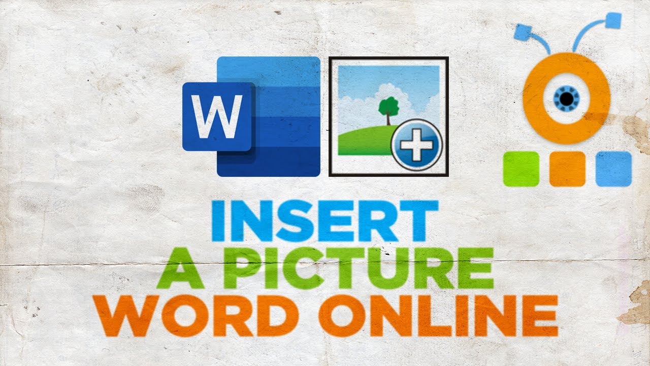 How to Insert a Picture into Word Online - YouTube