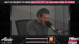 Matt Hasselbeck on being inducted into the Seahawks Ring of Honor