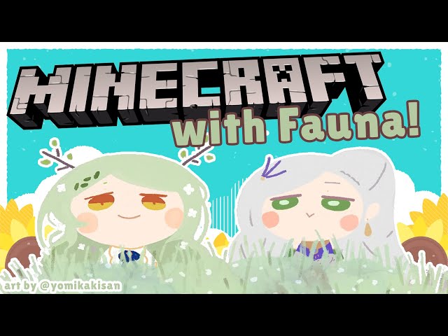 【Minecraft】(JP/EN server) A Relaxing Day with Fauna!【Reine/Fauna/hololiveID 2nd gen】のサムネイル