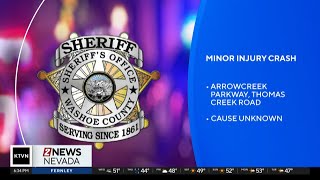 Two-car crash causes minor injuries in south Reno