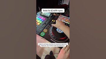 how to DJ using the SYNC button