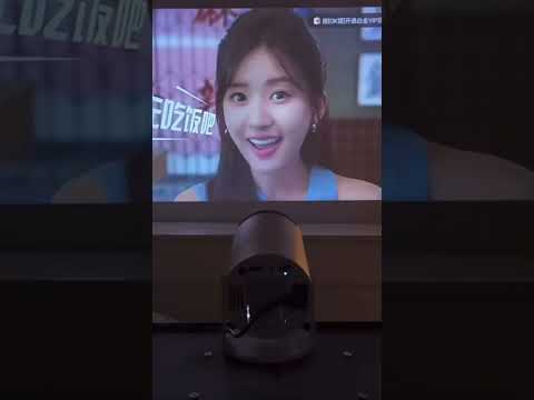 Домашній проєктор 4к для перегляду фільмів Led портативний проєктор Android з Wifi MAGCUBIC HY300 Pro HD сірий, видео 1