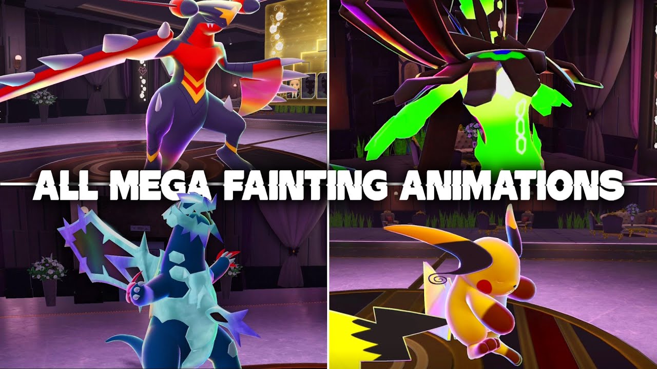 All Mega Fainting Animations - Pokémon Legends Z-A