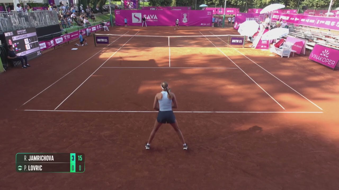 Renata Jamrichova (SVK) vs Pia Lovric [WC] (SLO) // 6-4 6-2 // W125 Ljubljana // 1st Round