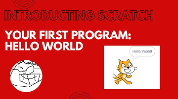 Introducing Scratch.  Your first program: Hello World!