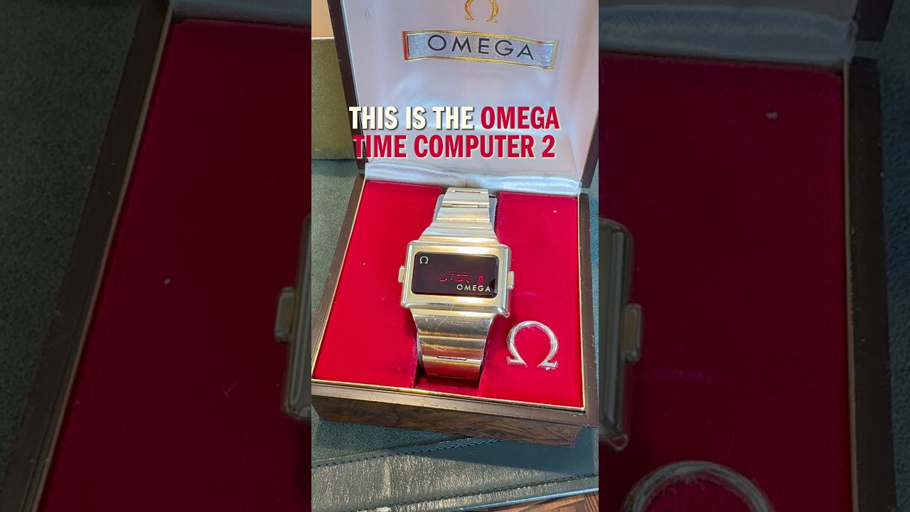 Vintage 1970s Omega Time Computer 2 “TC2” Digital LED Watch