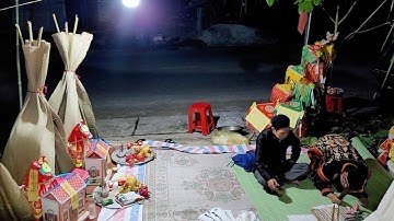 Hát then, mo rất hay, lễ chuộc hồn. Thầy tào Hai, Thuận, then Hồng, Vền, Hải, Mới, Thắm. P10