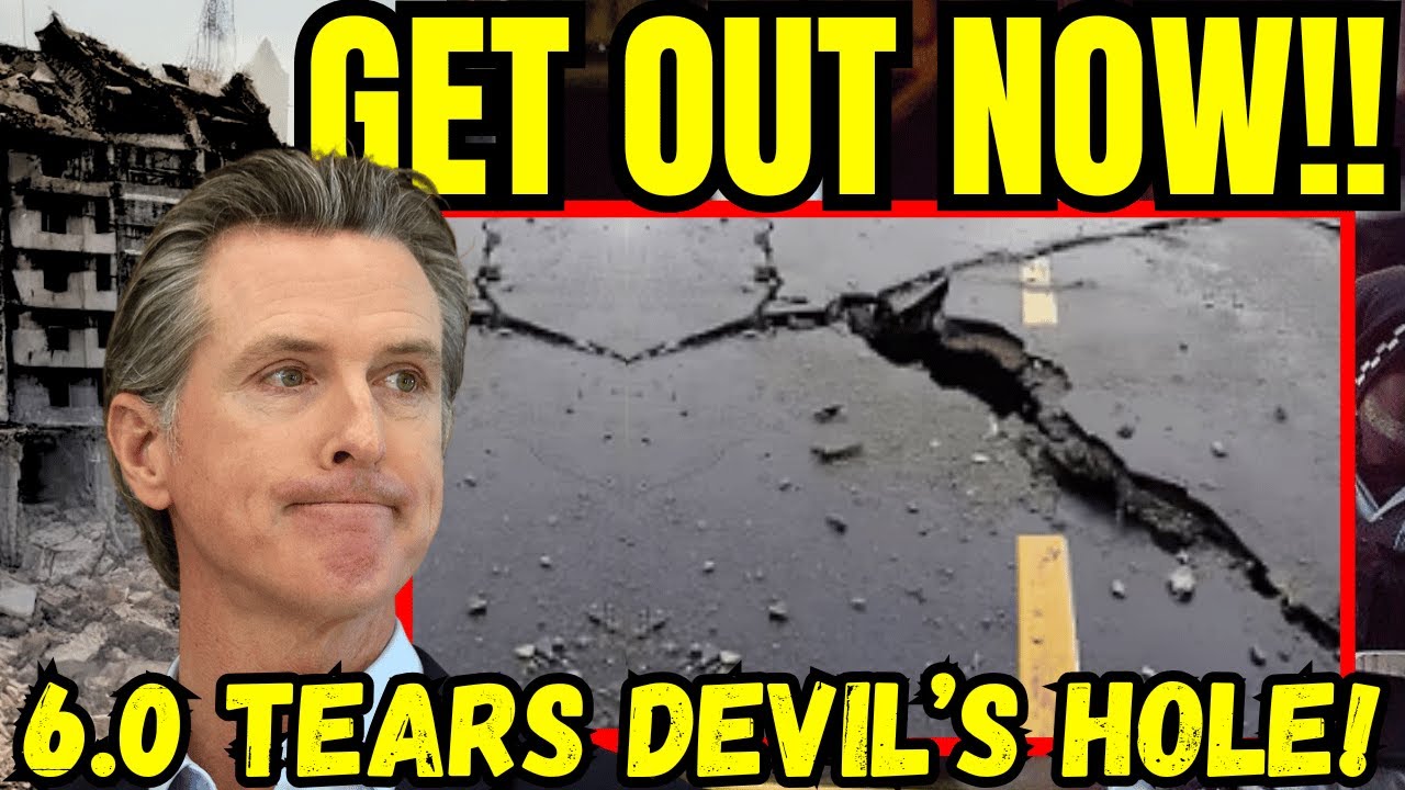 🚨 MEGA Earthquake ERUPTS: Nevada’s 6.0 Quake Just Split DEVIL'S HOLE WIDE OPEN!