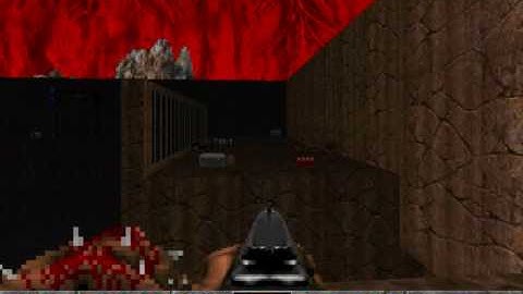Doom II Map 25 - Bloodfalls