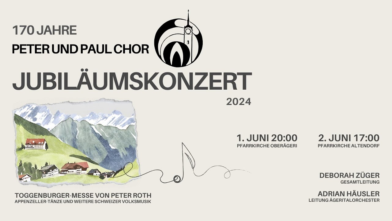 Jubiläumskonzert - 170 Jahre Peter und Paul Chor - Block 2
