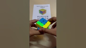 Ron’s cube in a cube Pattern ||​⁠ #shorts #viral #rubikscube ​⁠@mrlioncuber