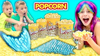 We Caught A Mermaid In Our House Making Popcorn Popcorn Machine By The Pool