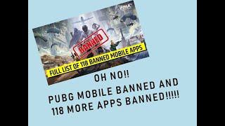 PUBG MOBILE and 118 MORE APPS BANNED!!!!! screenshot 4