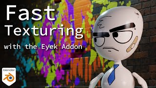 Eyek Addon, Fast Texturing with Decals || Blender 2.93