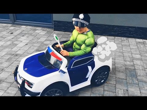 PRETEND PLAY POLICE | Kids playing!😄