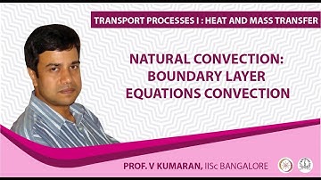 Natural convection: Boundary layer equations convection. Completed