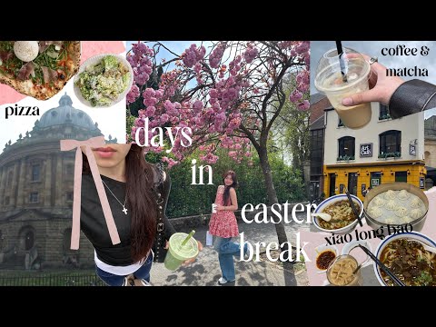 days in easter break food shopping and exploring town