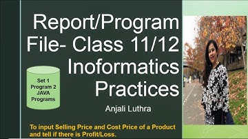 Practical/ Report File for Informatics Practices IP Class 11 & 12 - Q2 Set 1
