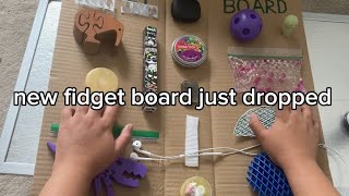 rating my fidget board asmr