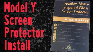 Tesla Model Y Accessories - Matte Screen Protector