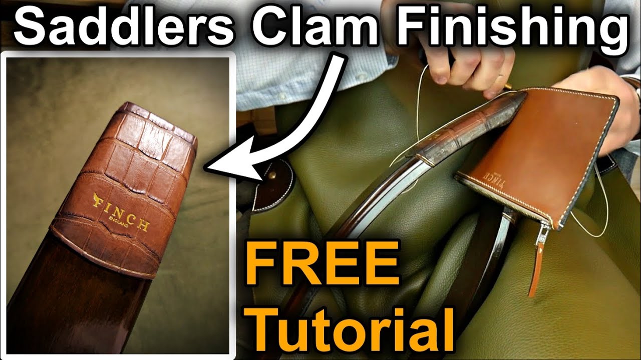 Boring Saddlers Clams? Try This Tip! Leathercraft Tutorial