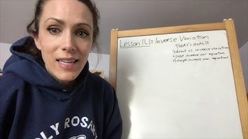 11.1 Inverse Variation