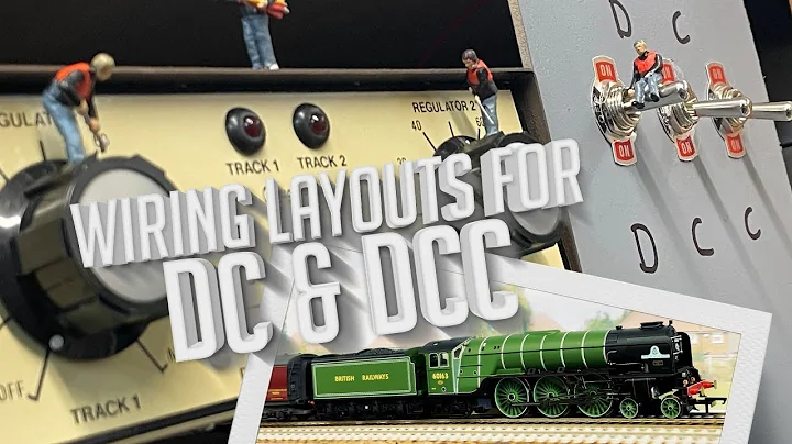 Wiring a model railway layout for DC and DCC running #ooscale #modelrailway #hornby