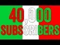 40,000 SUBSCRIBERS!