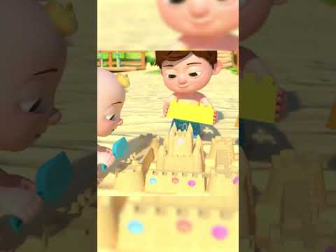 Serunya di Pantai 🏖️☀️ #Pantai #LaguAnak #AnakAnak