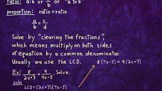5 4 1 Rational Equations Part 1